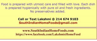South Indian Home Foods